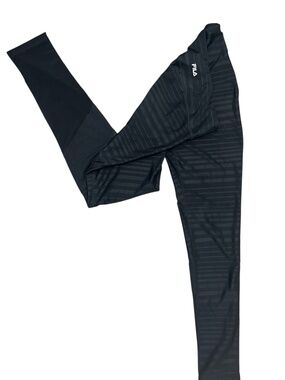 High waisted Fila legging with mesh calf- Medium